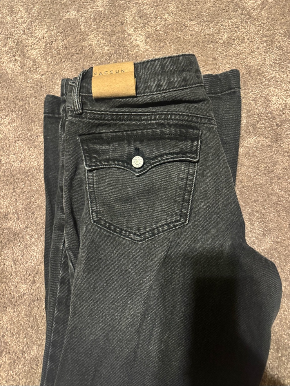 PacSun Women's Black Skinny Jeans - Fitted High-Rise Style